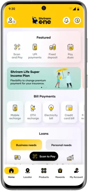 Shriram One Mobile APP 