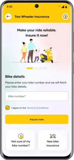 Two wheeler insurance in Shriram One 