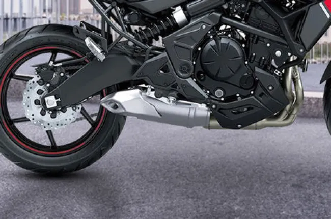Versys 650 Exhaust View