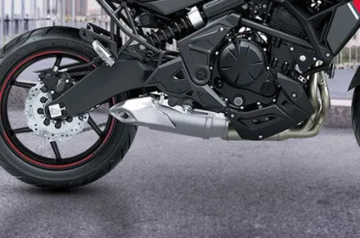 Versys 650 Exhaust View