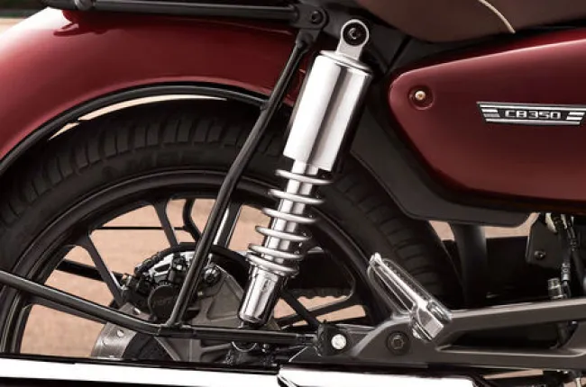 CB350 Rear Suspension View
