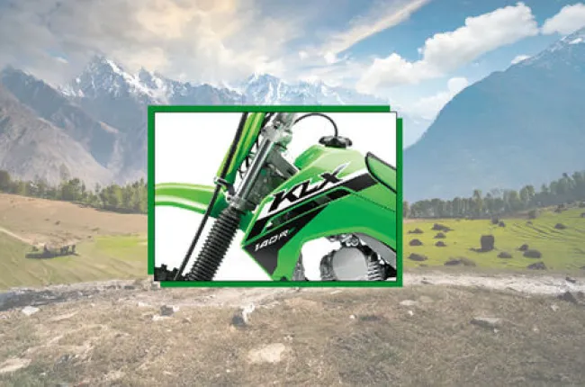 KLX 140R F Model Badge