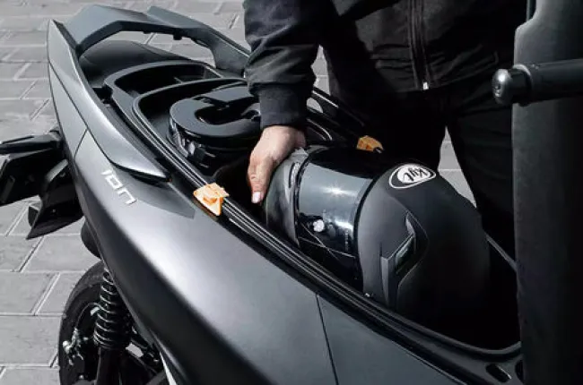 M1-S Electric Maxi-Scooter Under Seat Storage