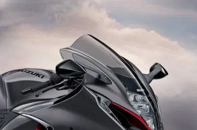 Hayabusa Windshield View