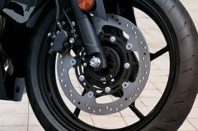 Ninja 500 Front Brake View