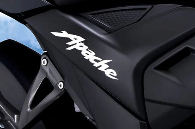 Apache RTR 200 4V Model Badge