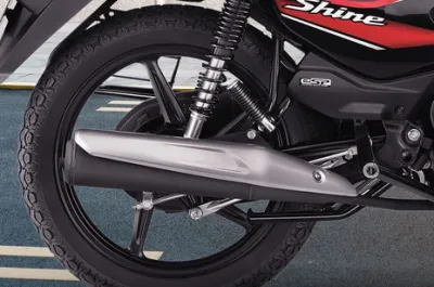 Shine 100 Exhaust View