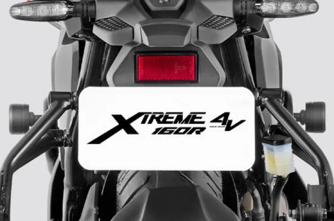 Xtreme 160R 4V Rear Number Plate