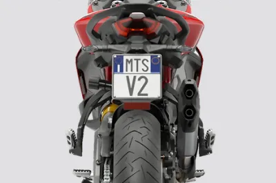 Multistrada V2 Rear Number Plate