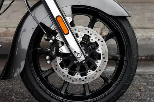 Chieftain Front Brake View
