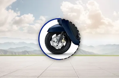 iQube ST Front Tyre View