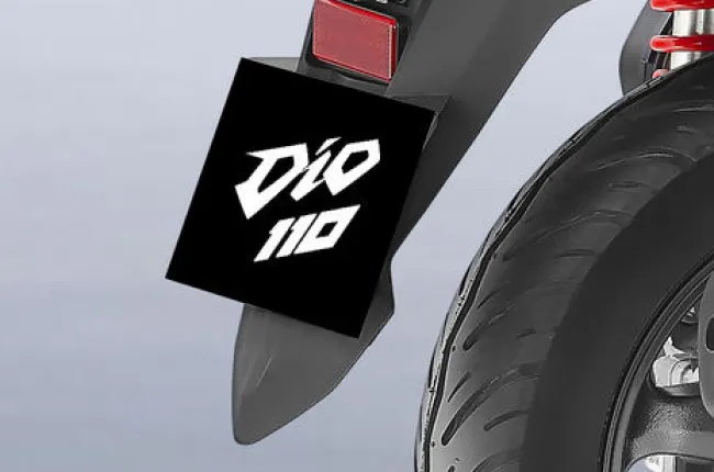 Dio Number Plate