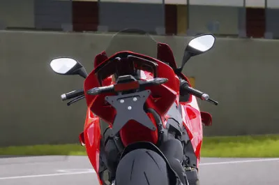 Panigale V4 Handle Bar View