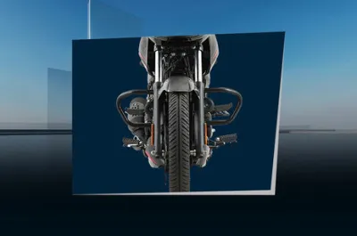 Pulsar 150 Leg Guard View