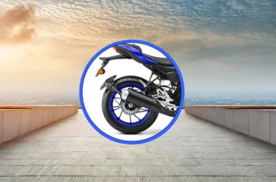 R15 V4 Rear Tyre View