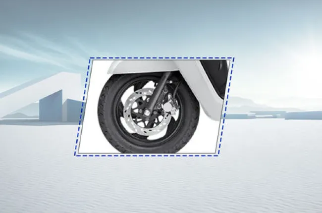 iQube Front Brake View