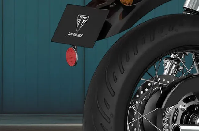 Bonneville T100 Front Number Plate