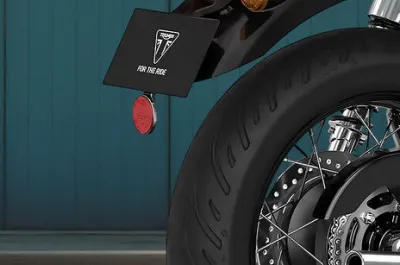 Bonneville T100 Front Number Plate
