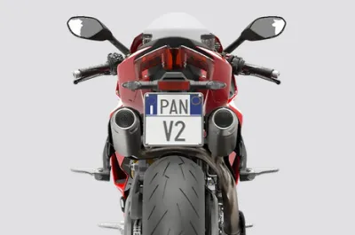 Panigale V2 Rear Number Plate