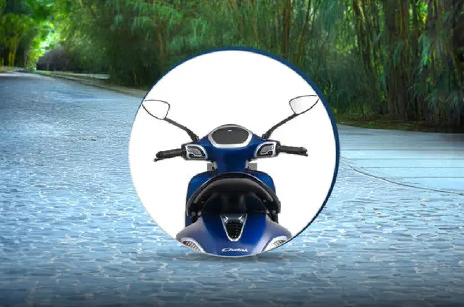 Chetak Handle Bar View