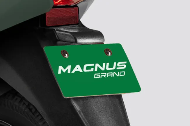 Magnus Grand Rear Number Plate