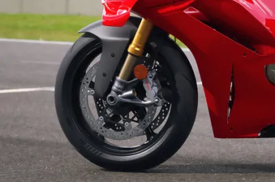 Panigale V4 Front Tyre View