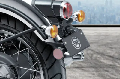 Classic 650 Number Plate
