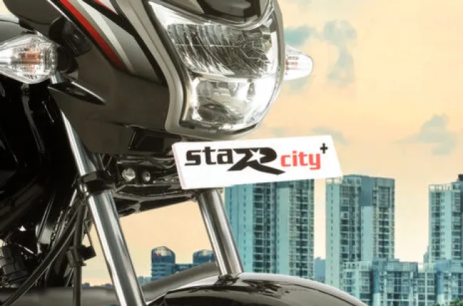 Star City Plus Front Number Plate