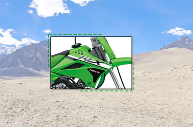 KLX110R L Model Badge