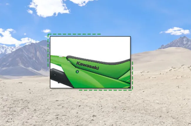 KLX110R L Brand Badge
