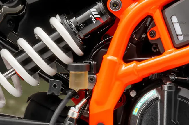 390 Enduro R Rear Suspension View