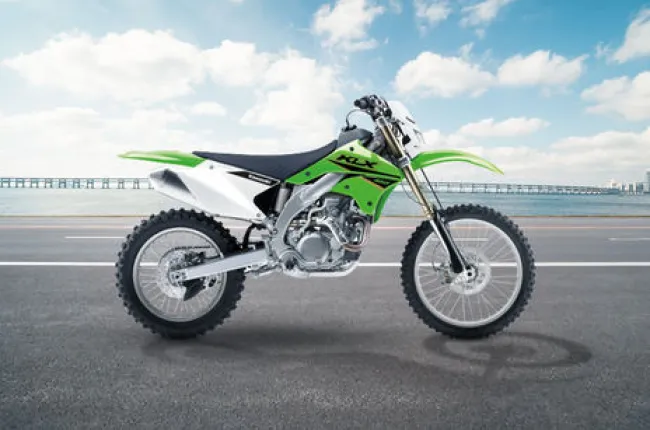 KLX 450R Rear Left Three Quarter View