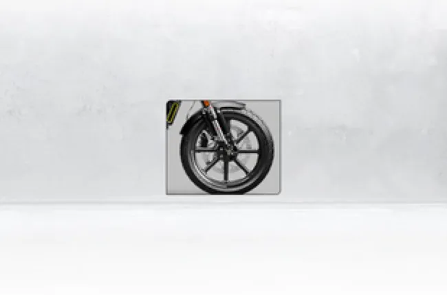 Svartpilen 201 Front Tyre View