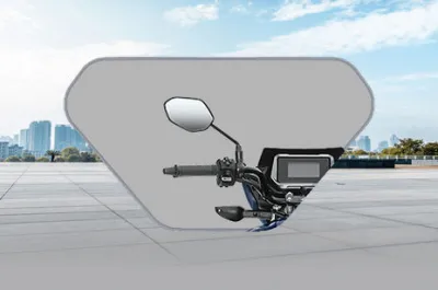 SP125 Rear View Mirror Glass