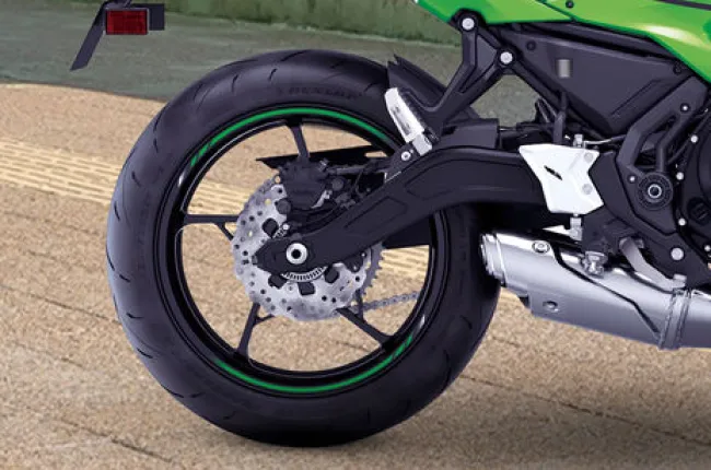 Ninja 650 Rear Tyre View