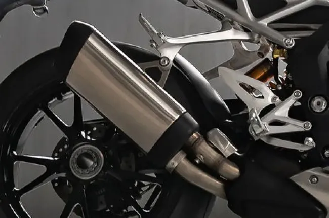 Speed Triple 1200 Exhaust View