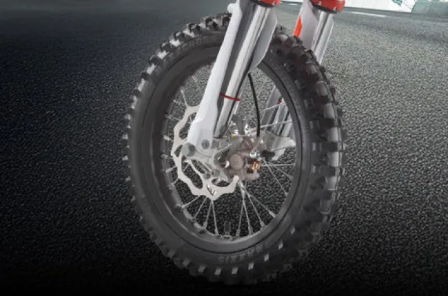 50 SX Front Tyre View