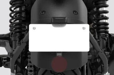 Scrambler 350 Rear Number Plate