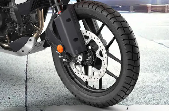 390 Adventure X Front Tyre View