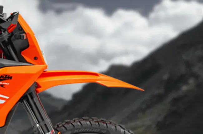 390 Enduro R Front Mudguard & Suspension