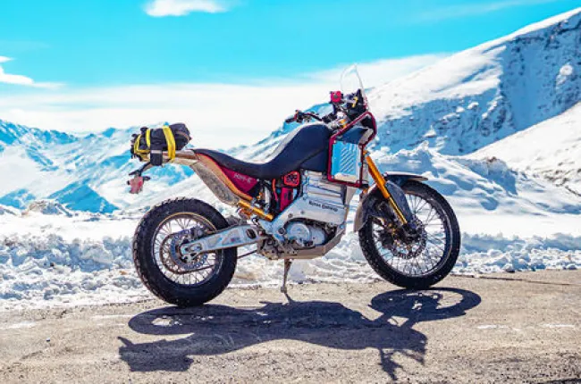 Himalayan Electric Rear Right Three Quarter View