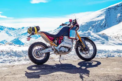 Himalayan Electric Rear Right Three Quarter View