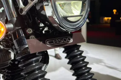 CB 500 Front Number Plate
