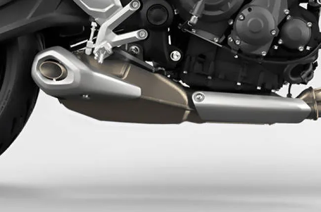 Trident 660 Exhaust (Endcan)