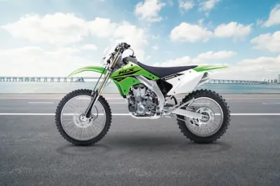 KLX 450R Side Profile View (Left)
