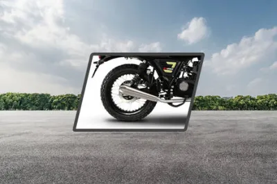 SR 250 Rear Tyre View