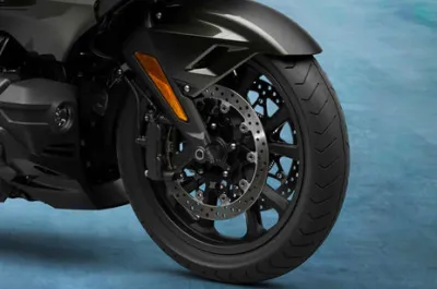Gold Wing Front Tyre View