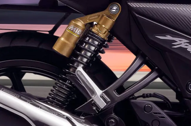 Apache RTR 180 Rear Suspension