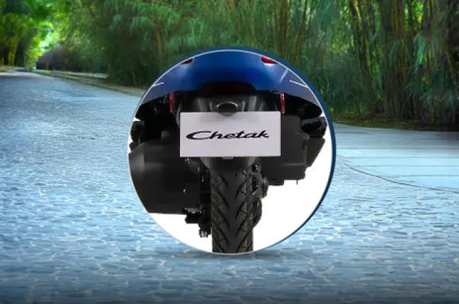 Chetak Number Plate