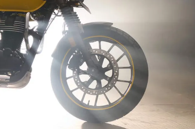CB350RS Front Tyre View